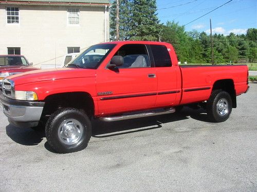 98 dodge 12v ram 2500 quad 4x4 slt rare 12valve cummins diesel california tk