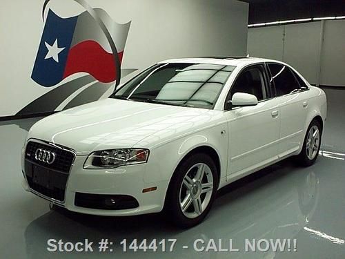 2008 audi a4 2.0t s-line turbo 6spd leather sunroof 67k texas direct auto