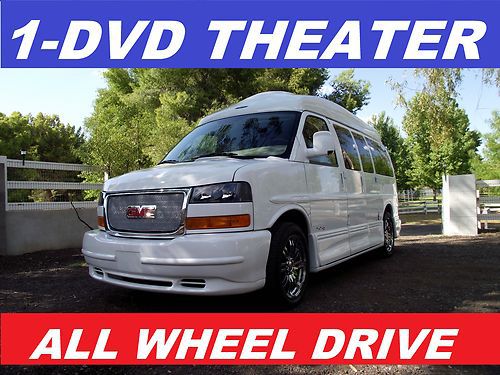 All wheel drive high top, 1 dvd theater , custom conversion van