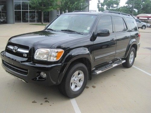 2006 toyota sequoia sr5 4.7l v8 auto leather roof 3 owners