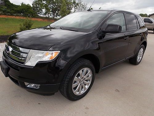 2007 ford edge sel black on black panaramic roof loaded out no reserve bid bid!!