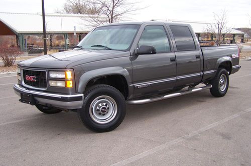 00,gmc,crew cab,short bed,cloth,7.4 vortec,gas,8-lug,farm,tow,97,98,99,chevy 454