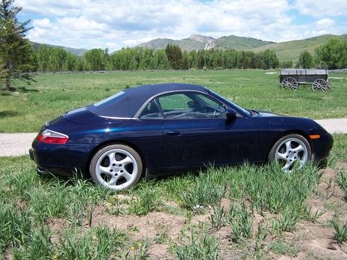 1999 porsche 911 cabrolet, low miles, 2 tops