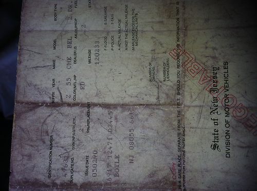 1955 Chevrolet Bel Air Base Hardtop 2-Door, image 3