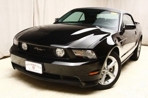We finance!! 2010 ford mustang gt rwd convertible leather cdchanger manual