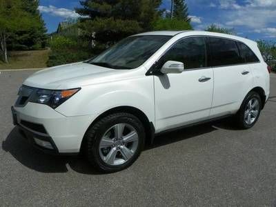 2010 acura mdx technology awd suv 12 11 09 leather sunroof nav bluetooth 3rd row