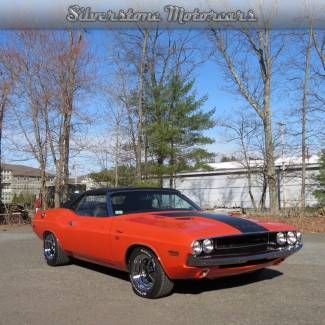 1970 mango r/t 440 6 pack convertible 4 speed slap stick tribute! like new dodge