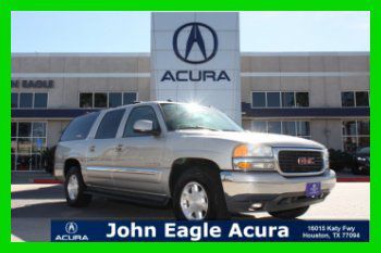 2004 gmc yukon xl 1500 rwd slt suv leather 3rd row seat dvd res