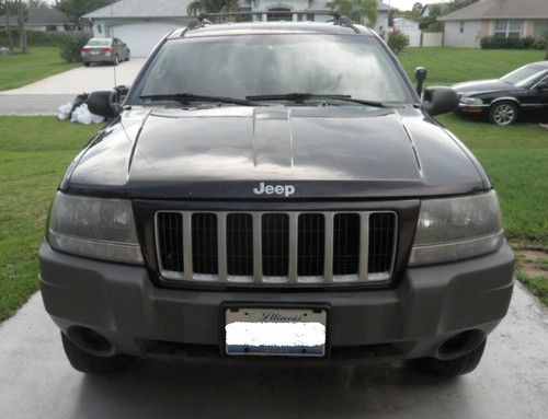 2004 jeep grand cherokee laredo 2wd v6 4.0l burgundy tow/hitch installed
