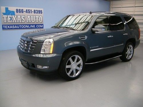 2008 cadillac escalade luxury awd auto roof nav rcamera tv 3rd row 22 rims bose