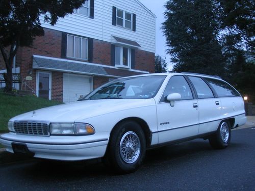 1991 chevrolet caprice wagon 5-door 5.7l 350 v8 - 9 passenger - 100% new a/c