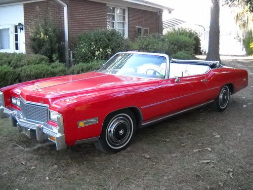 1976 cadillac eldorado base convertible 2-door 8.2l