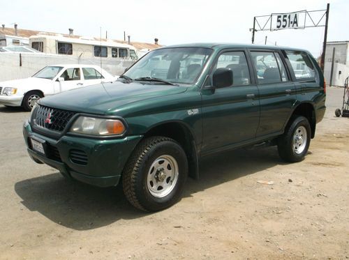 2000 mitsubishi montero, no reserve