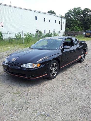 2005 black w/orange chevrolet monte carlo ss supercharged tony stewart edition