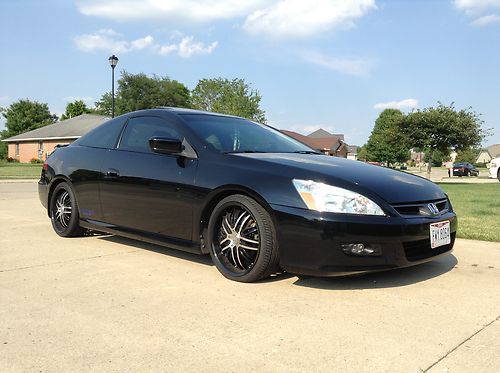 2007 honda accord ex-l coupe 2-door 2.4l manual sharp!