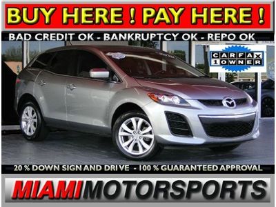 We finance '10 mazda suv "1 owner" backup camera, sunroof, leather, bose sound