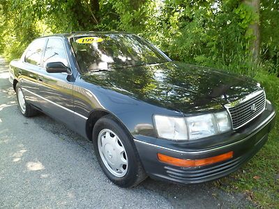 1994 lexus ls 400 4dr sedan w/pwrmoonrf loaded icecoldair 4 liter v8 highbidwins