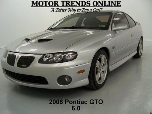 Gto 6.0 v8 auto leather pioneer sound subs pandora 2006 pontiac gto 83k