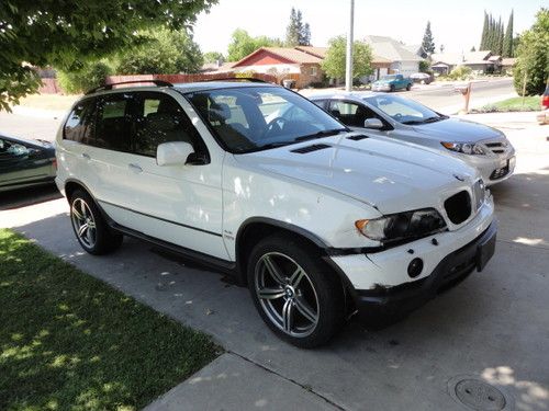 2001 bmw x5 sport awd salvage recovery rebuildable no reserve repairable l@@k