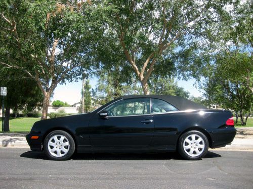 2001 Mercedes-Benz CLK320 Base Convertible 2-Door 3.2L, image 4