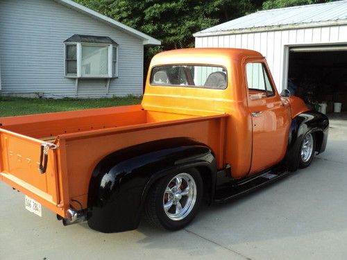 1953 ford f 100 w/ complete corvette chassy w/ 383 stroker