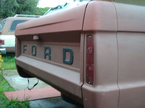 1965 Ford F-100 Pickup 352 mild cam flowmasters rebuilt C6 clean ready 4 paint, image 4