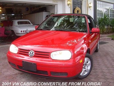 2001 volkswagen cabrio glx convertible from floirda! absolutely like brand new!