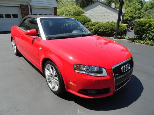 2009 audi a4 cabriolet convertible 2-door 2.0l quattro s-line no reserve