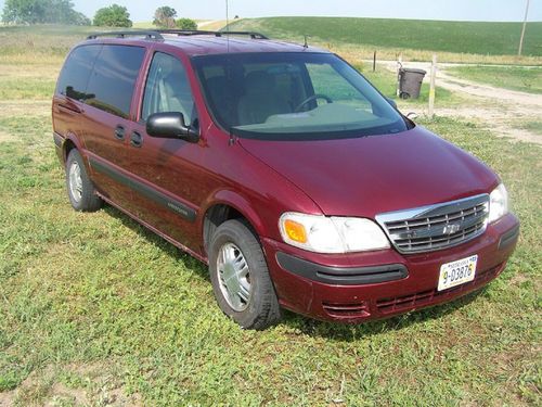 2002 chevy venture mini van 8 passenger no reserve