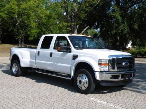 1 owner f-350 f-450 lariat crew diesel 4x4 leather very nice