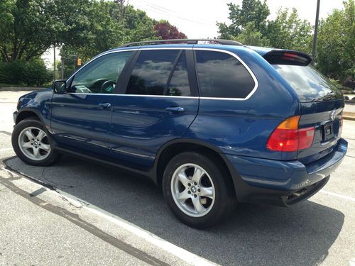 2001 BMW X5 4.4L NAVIGATION CLEAN DRIVES EXCELLENT TOPAZ BLUE/BLACK, US $7,500.00, image 2