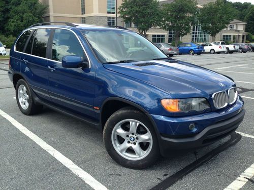 2001 BMW X5 4.4L NAVIGATION CLEAN DRIVES EXCELLENT TOPAZ BLUE/BLACK, US $7,500.00, image 3