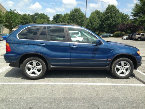 2001 BMW X5 4.4L NAVIGATION CLEAN DRIVES EXCELLENT TOPAZ BLUE/BLACK, US $7,500.00, image 5