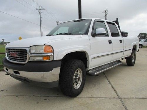 2500 crew cab sle duramax diesel long bed clean texas truck 3/4 ton 4 door