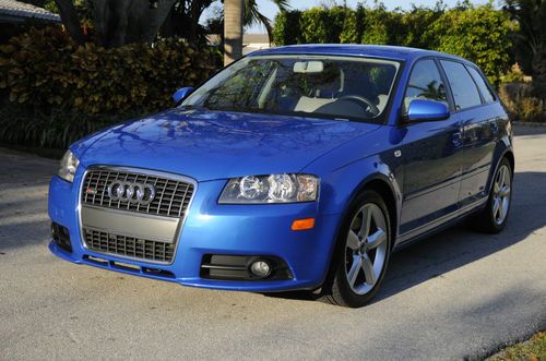 2008 audi a3 s- line hatchback 4-door 2.0t (turbo) * beautiful sprint blue pearl