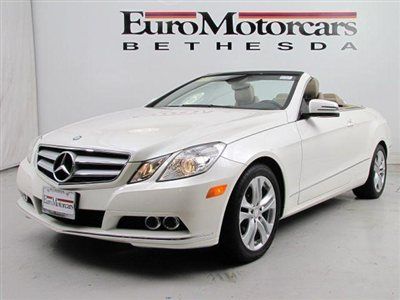 Mb certified cpo diamond white convertible beige top 12 cabriolet amg financing