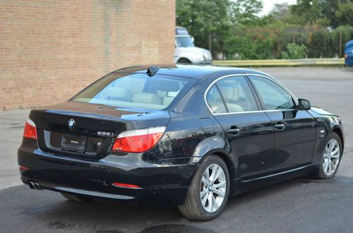 2009 bmw 535xi, low 44k miles, navi, twin turbo, salvage, no reserve!!!!