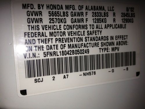 2002 Honda Odyssey EX-L Loaded DVD Heated Seats New Transmission, US $6,000.00, image 12