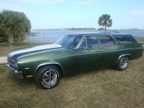 1970 chevrolet chevelle base wagon 4-door 5.7l