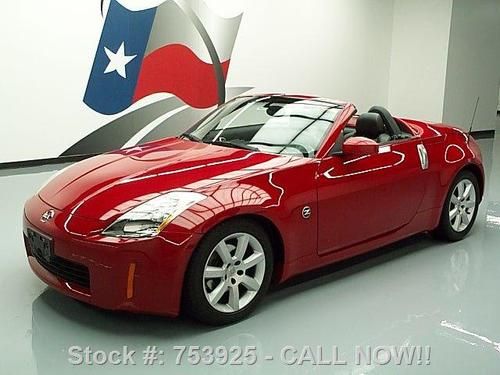 2005 nissan 350z touring roadster 6-spd htd leather 51k texas direct auto