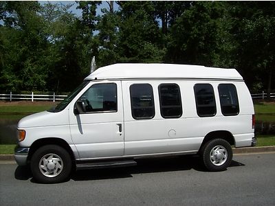 7.3l diesel 10 passenger church bus hightop only 126k miles florida van dual a/c