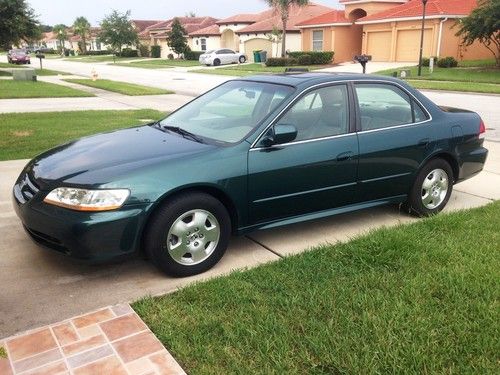 2002 honda accord ex sedan auto v6 fully loaded leather moonroof dealer maintain