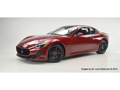 2012 maserati granturismo mc coupe rosso trionfale over nero as-new 4677 miles