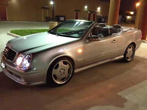 Beautiful rare 2000 mercedes amg cabriolet clk-class