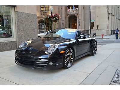 Turbo s cabriolet, basalt black metallic, 19" turbo ii wheels, parkassist system