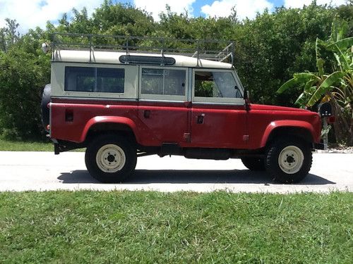 1983 land rover defender 110 county sw 3.5 v8 33k orig. miles florida title