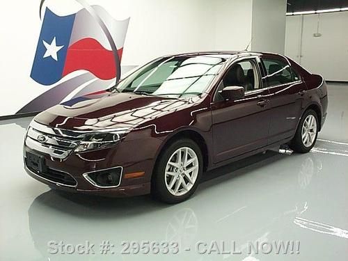 2012 ford fusion sel heated leather alloy wheels 37k mi texas direct auto