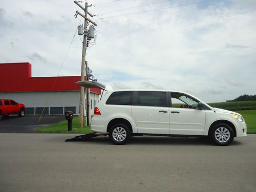 2009 VOLKSWAGEN ROUTAN WHEELCHAIR/HANDICAP RAMP VAN REAR ENTY CONVERSION, US $14,900.00, image 5