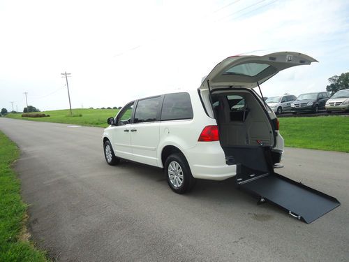 2009 VOLKSWAGEN ROUTAN WHEELCHAIR/HANDICAP RAMP VAN REAR ENTY CONVERSION, US $14,900.00, image 7