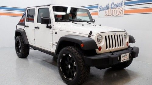 Jeep wrangler unlimited sport v6 4dr automatic power windows warranty we finance